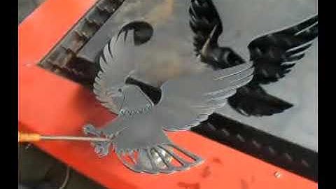 AKP1325 STEEL IRON Stinless steel Metal plasma cutting test video for 6mm carbon steel cut