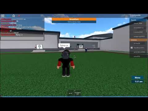 A flying car in prison life caught on cam