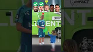 Neymar Vs Messi Vs Haaland Vs Vini Jr Vs Cristiano Ronaldo - Meeting Fan Challenge