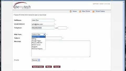 How to use our trouble ticket system