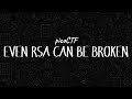 picoCTF: EVEN RSA CAN BE BROKEN