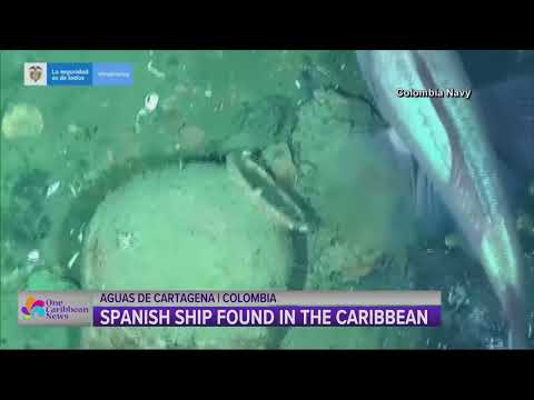 Spanish Ship Found Underwater in Caribbean