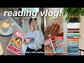 VLOG💭: simple days in my life, getting through my tbr, cafe reading, & new book recommendations!