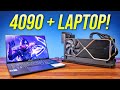 Rtx 4090 gaming laptop  egpu comparison with desktop