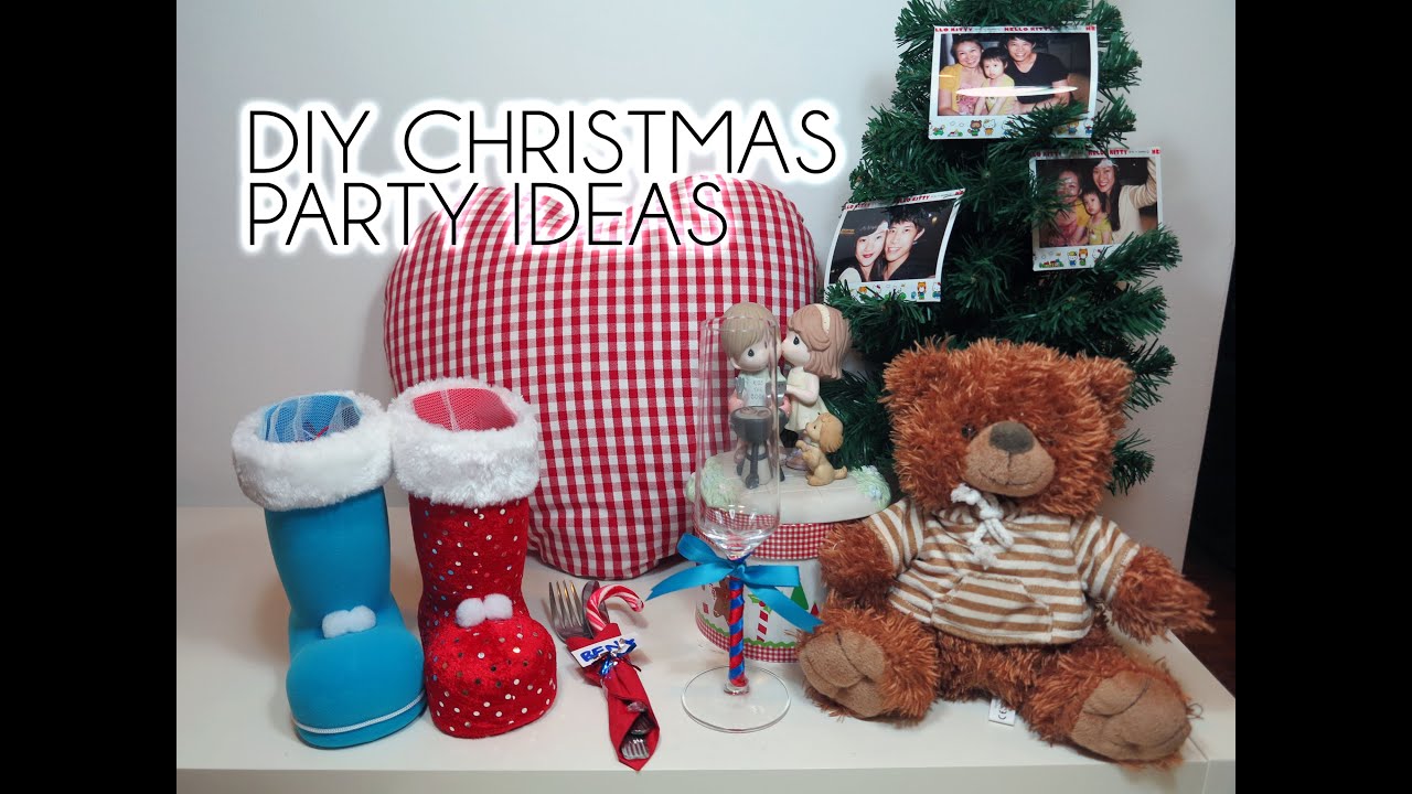 DIY ♥ Christmas Party Ideas  YouTube