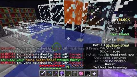 how to get obsidian null in hypixel skyblock