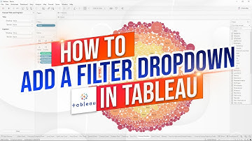 How to Add Filter Drop Down Tableau
