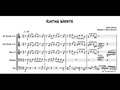 Hunting Wabbits' for Brass Quintet - YouTube