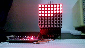 led matrix with deek robot arduino nano demo