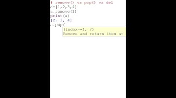 What are the different ways to remove elements from a list? 🤔🧹 #shorts #learnpython