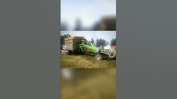 Xe nhảy bung lụa | Máy cày điên đảo khi làm việc quá sức