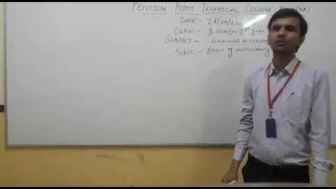 Online class on financial accounting by abhishek pandey PPTC Rewa