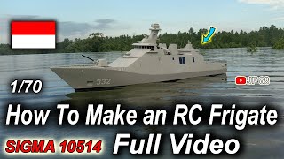 Making Big Scale RC Frigate With Missiles Launcher