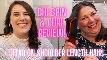 CHI SPIN & CURL UPDATE, REVIEW, TIPS + SHORT HAIR DEMO!