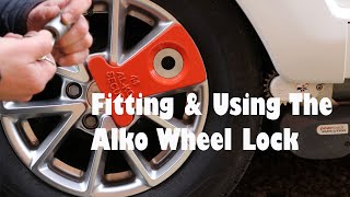 Fitting  Removal and using the Alko Wheel lock