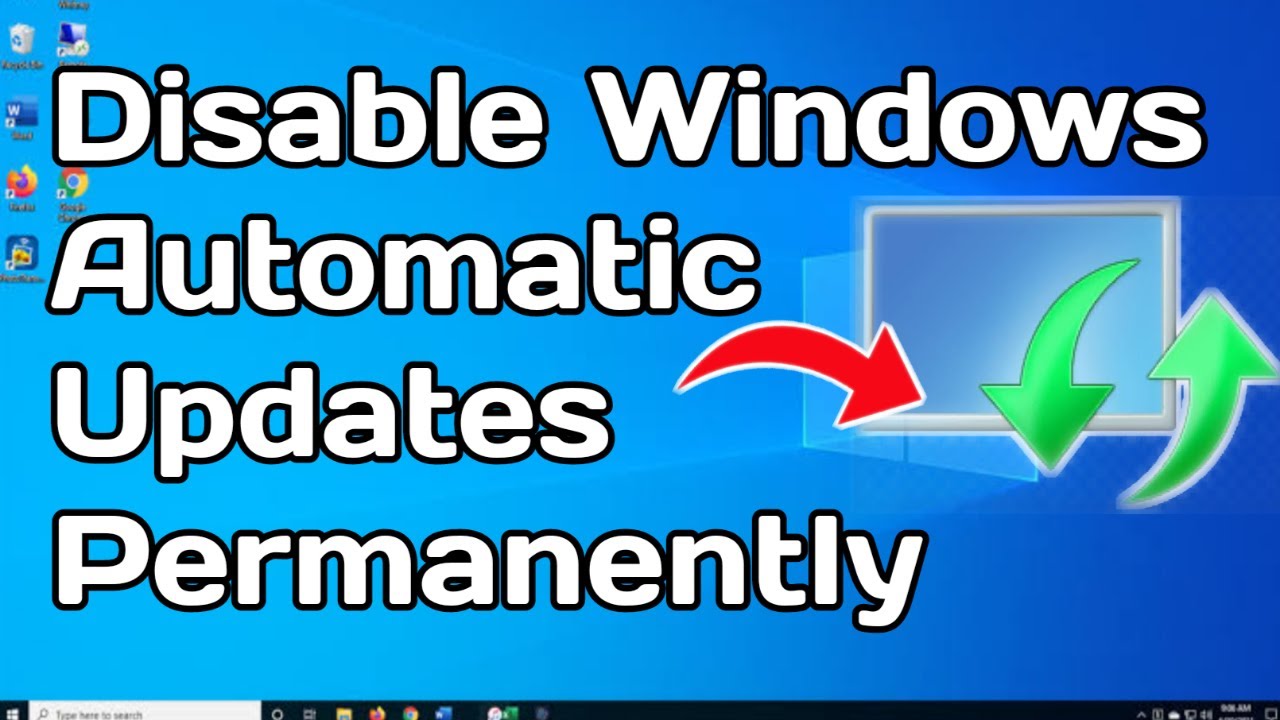 How To Disable Windows Automatic Updates on Windows 10 Permanently in ...