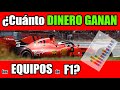 ¿Cuánto DINERO 💲 GANAN los EQUIPOS de FORMULA 1? 🤔 *Cómo se reparte el dinero en la F1* Explicación