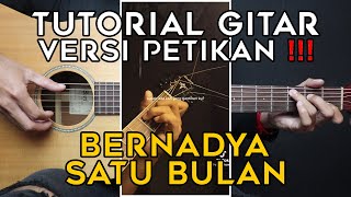 (TUTORIAL GITAR) SATU BULAN - BERNADYA | LENGKAP GAMPANG