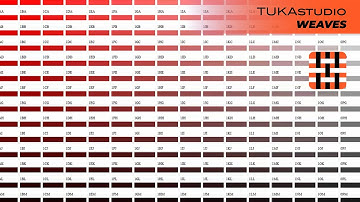 Print Color Chart in Weaves | TUKAstudio Video Help | Fabric Design Software | Weaves