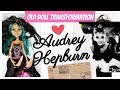 Audrey Hepburn Monster High Doll Repaint by Poppen Atelier #art #dolls #barbie