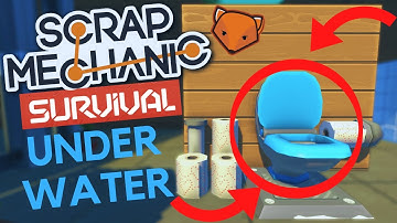 I BUILT A UNDERWATER RAIL WAY ! SMS (Scrap Mechanic Survival) MYTH BUSTERS !