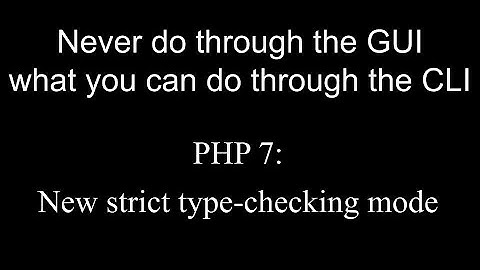 PHP 7: New strict type-checking mode