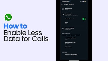 How to Enable Less Data for WhatsApp Calls [easy]