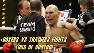 BOXERS PUNCHING TRAINERS ▶ COMPILATION - ANGRY COACHES LOSE CONTROL [HD] 2023