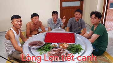 Bữa Ăn Sáng Tiết Canh Lòng Lợn. Quá Ngon | Biển Nguyễn ngọc. 