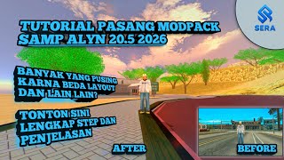 TUTORIAL PASANG MODPACK ALYN TERBARU
