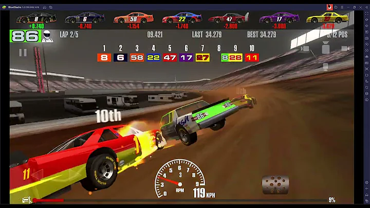 stock cars game play