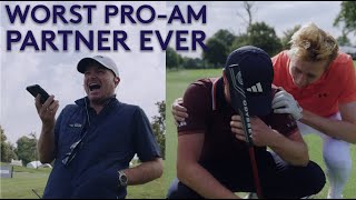 The Worst ProAm Partner EVER  Epic Golf Prank