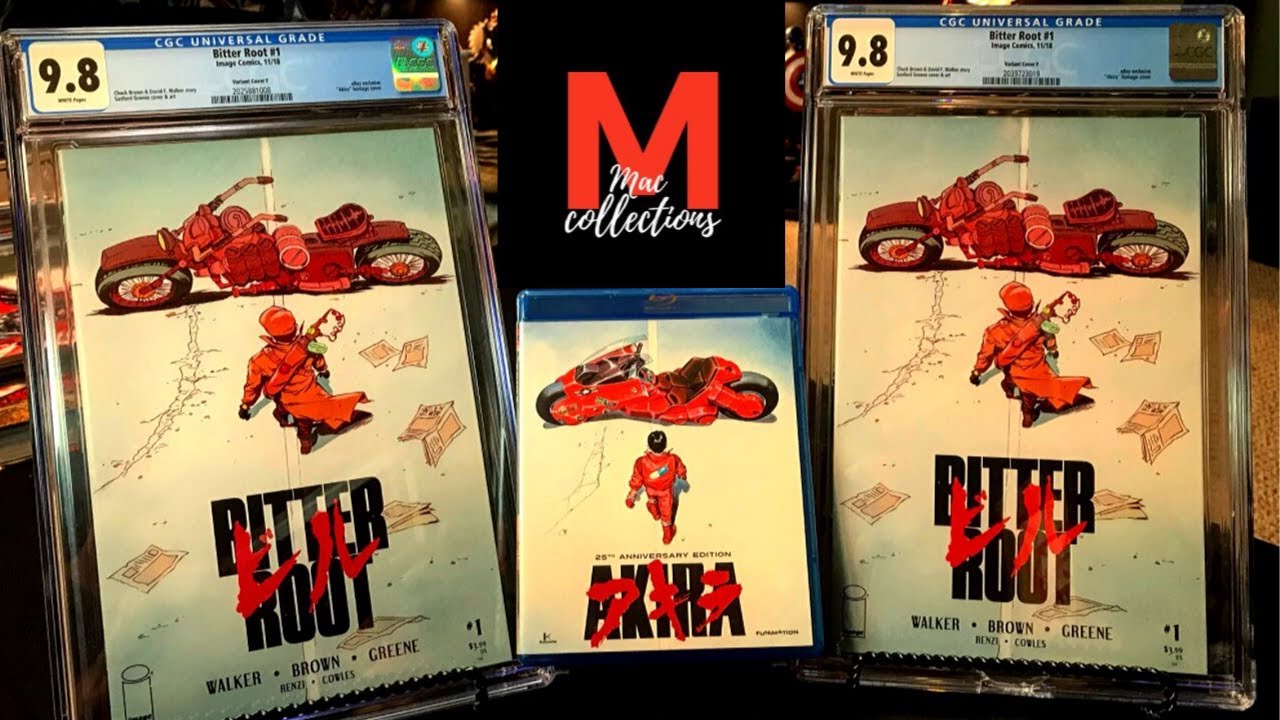 CGC 9.8 Image Comics BITTER ROOT #1 AKIRA HOMAGE VARIANT Unboxing