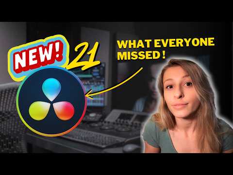 3 New Features in Davinci Resolve 21 Nobody Talks About !
