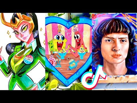People Painting Things on TikTok for 8 Minutes Straight (Part 22) Tik Tok Art Compilation
