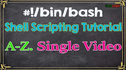 Shell Scripting Tutorial for Beginners - YouTube
