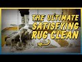 Rug has NEVER been cleaned ! GREY SLUDGE pours out !