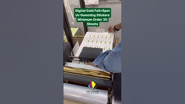 ✨ Gold Foil & Spot UV Printing Services ✨