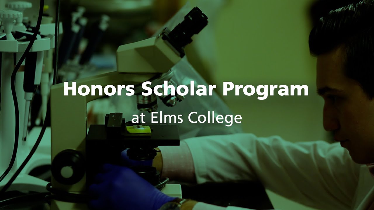 Honors Scholar Program at Elms College YouTube