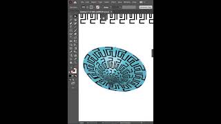 Spiral Vortex In Adobe Illustrator | #shorts