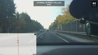 Így közlekedik a magyar dashcam carcam m2autóút