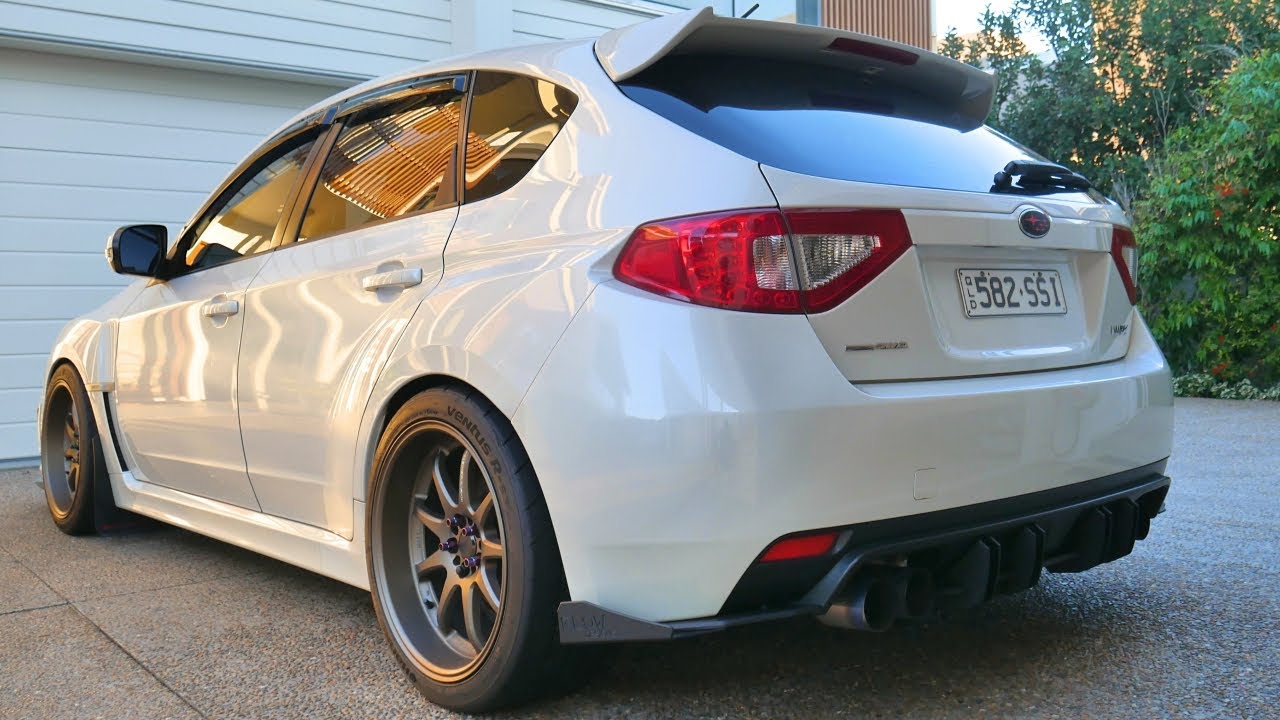 Subaru WRX/STi Hatch Rear Diffuser Install - YouTube