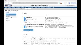 eSchedule Quick Tips - Account Configuration for Administrators