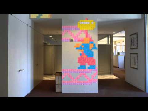 Post-it Note Arcade - Stop Motion Animation [HD]