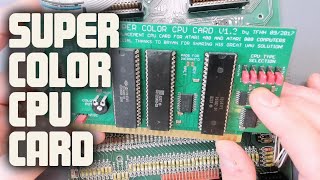 Atari 800 Super Color CPU Card Installation