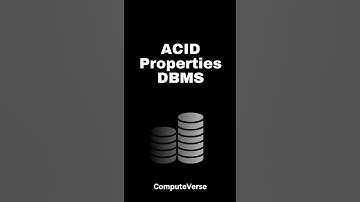ACID Properties in DBMS #dbms #database #sql #oracle #databasemanagement #databasemanagementsystems