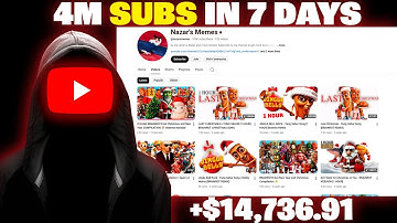 How I Made $14,736.91 With a BRAINROT Channel in 7 DAYS (Using Only AI)