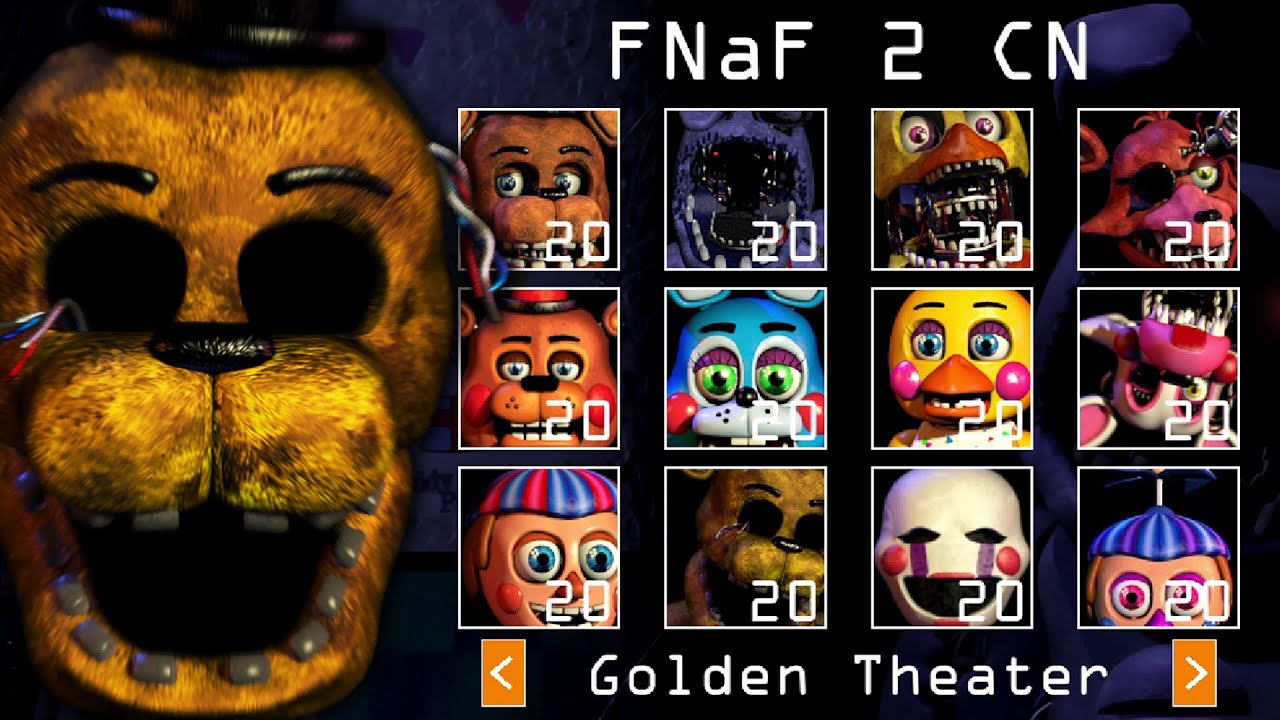 FNAF 2 Custom Night with New Mechanics! 