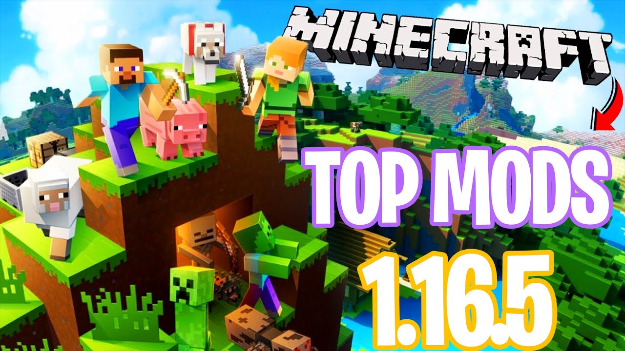 😱CONHEÇA OS TOP 10 🔥 NOVOS MELHORES MODS PARA MINECRAFT 1.16.5, Mods