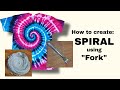 How to create spiral using fork
